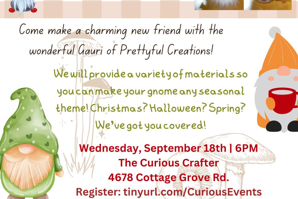 Gnome Candy Jar Making Madison, WI