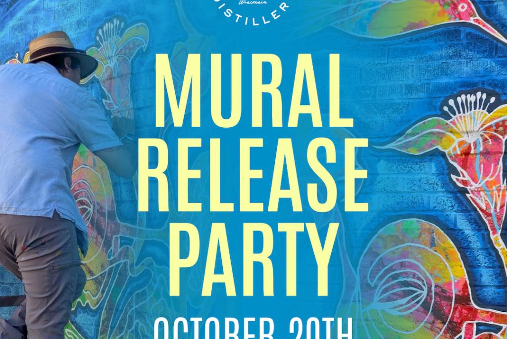 State Line Distillery Mural Release Party Madison, WI
