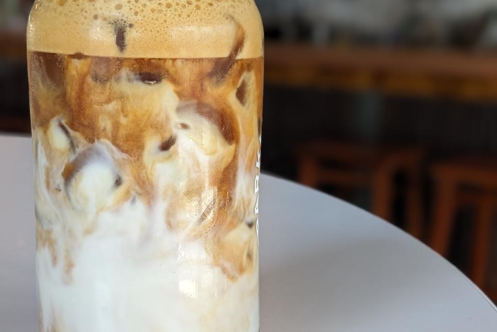Brown Sugar Sesame Milk Shaken Espresso
