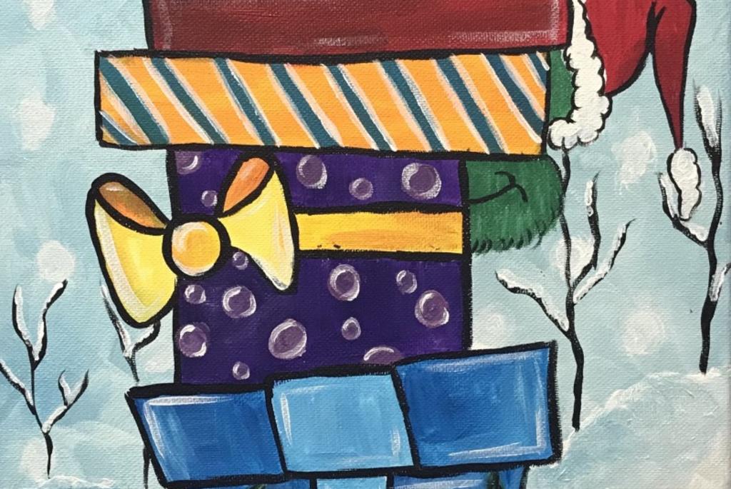 PAINT & SIP No Sad Faces On Christmas Madison, WI