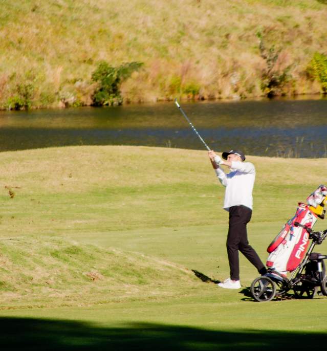 Golfing