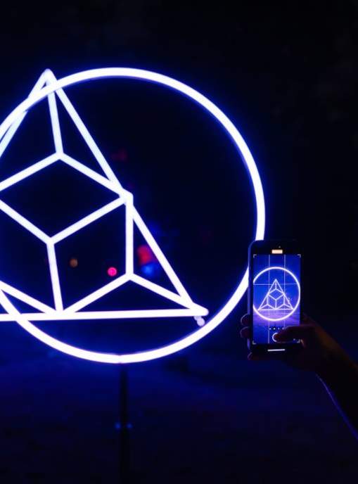 Time Loop by Klip Collective: A Forest Light Experience