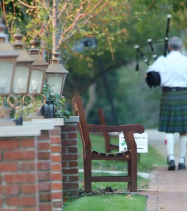 Bagpipe player
