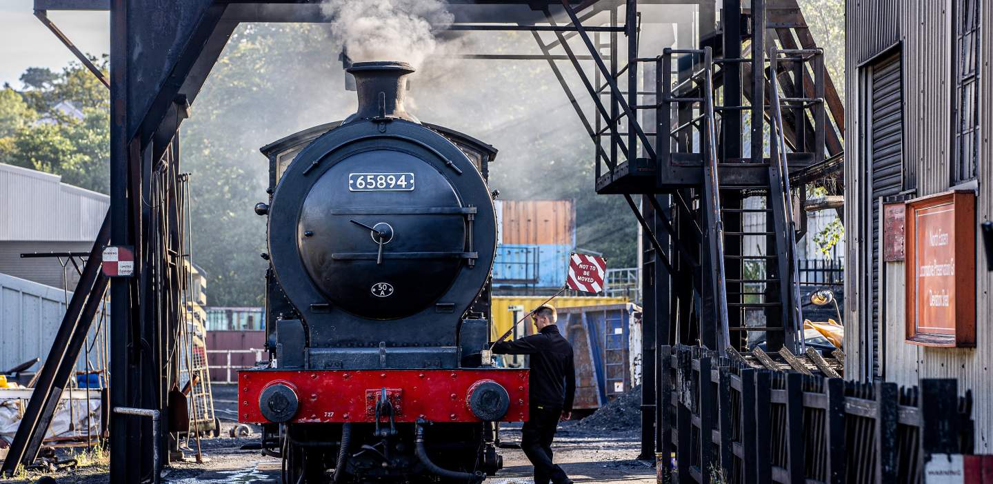 An image of a steam train at North York Moors Railway