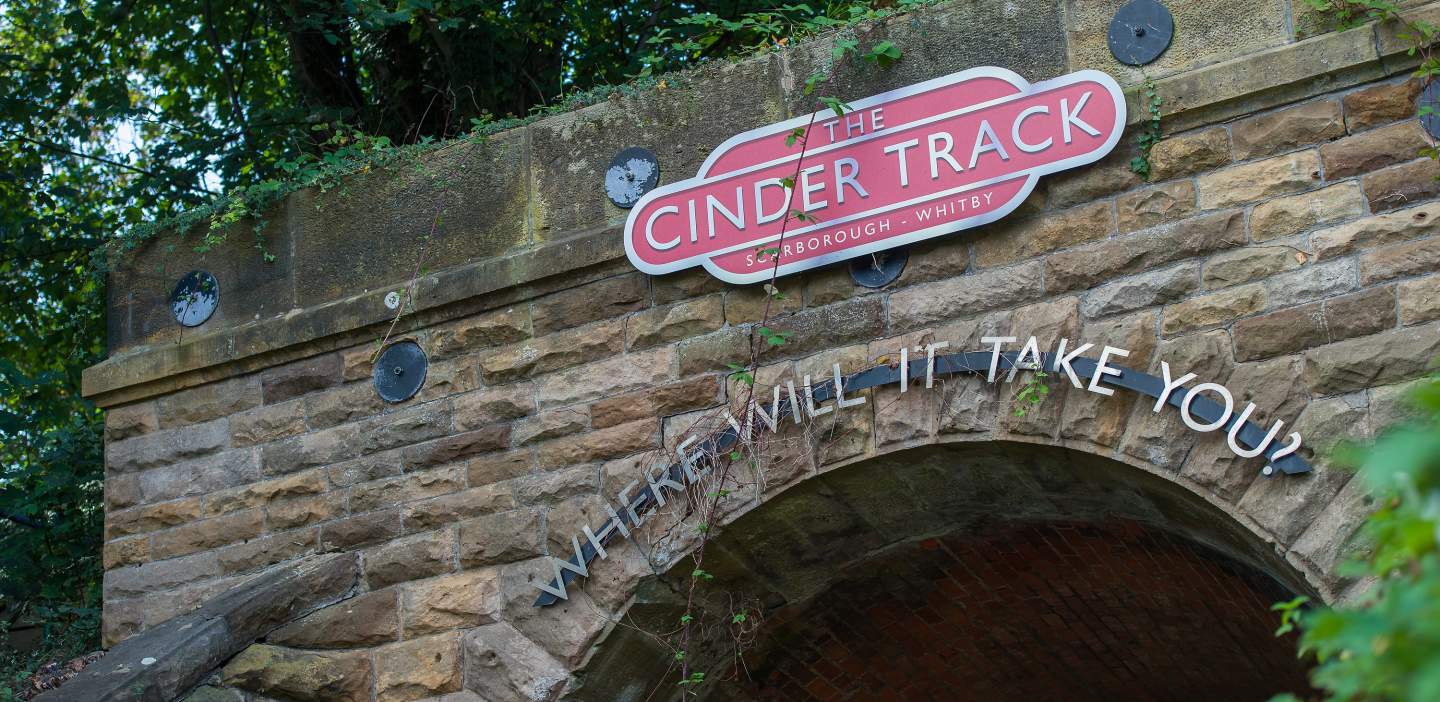 The cinder track in Whitby