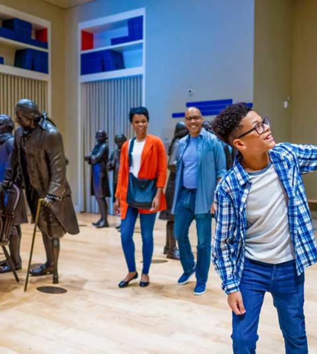 People exploring Museum