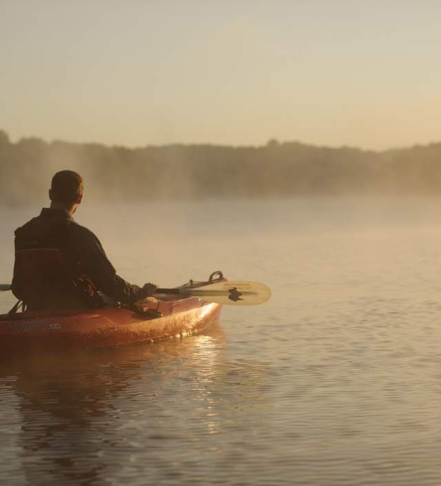 Lake Coolely, sam dean, Kayak