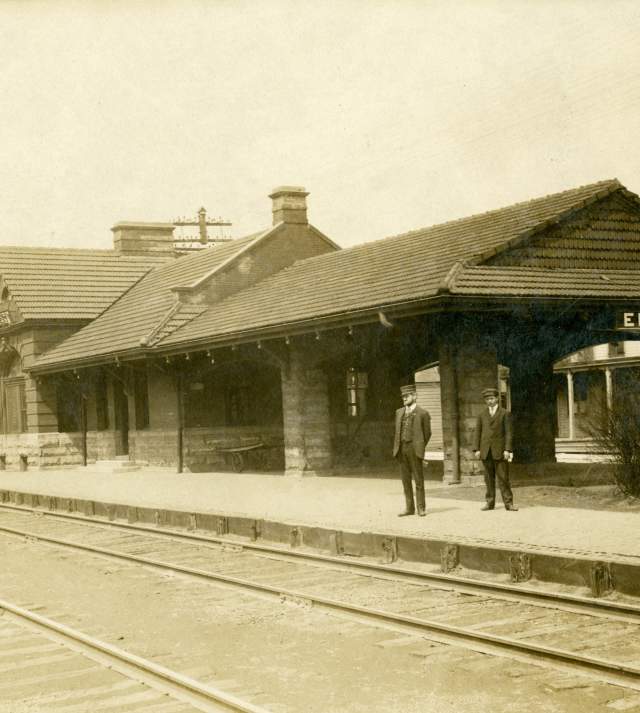 Elmhurst Train Station, 1911