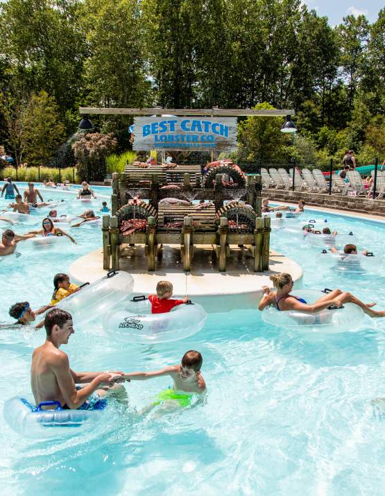 The lazy river at Idlewild & SoakZone is a great summer escape