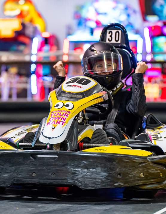 Full Throttle Adrenaline Park features go-karts, ax throwing and a rage room.