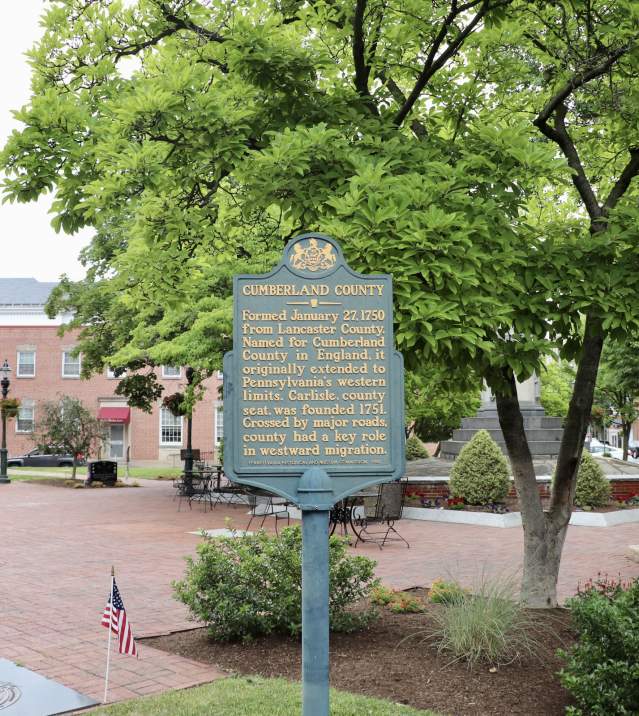 Cumberland County Historical Marker
