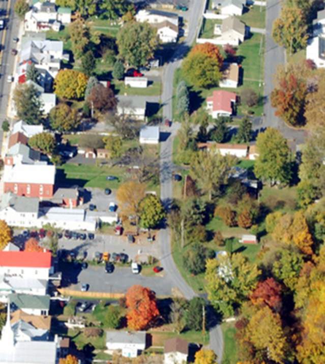 Aerial view of Mount Holly Springs, PA
