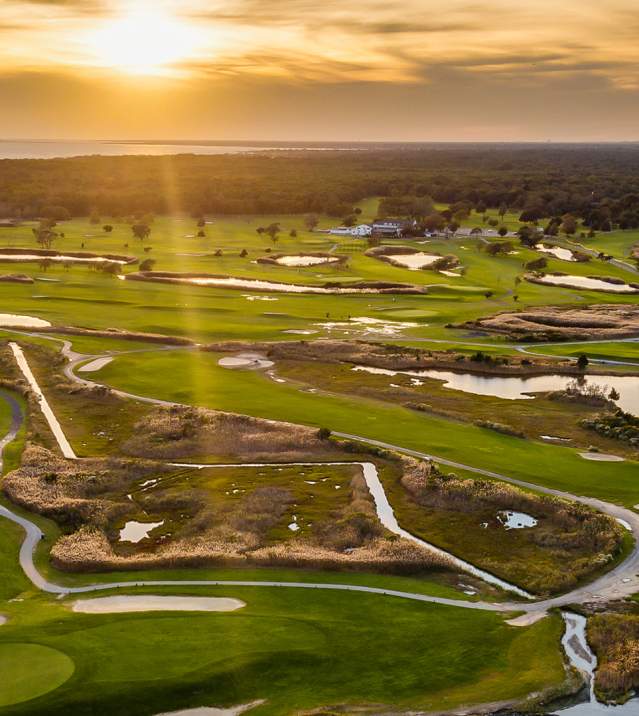 golf course aerial