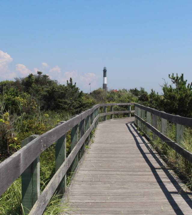 Fire Island - lighthouse in the distance