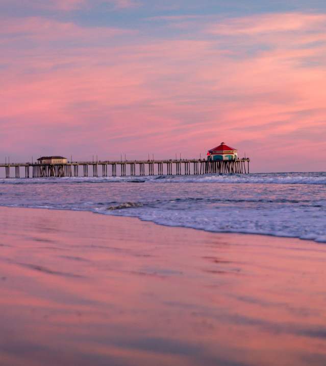 Huntington Beach Pier sunset