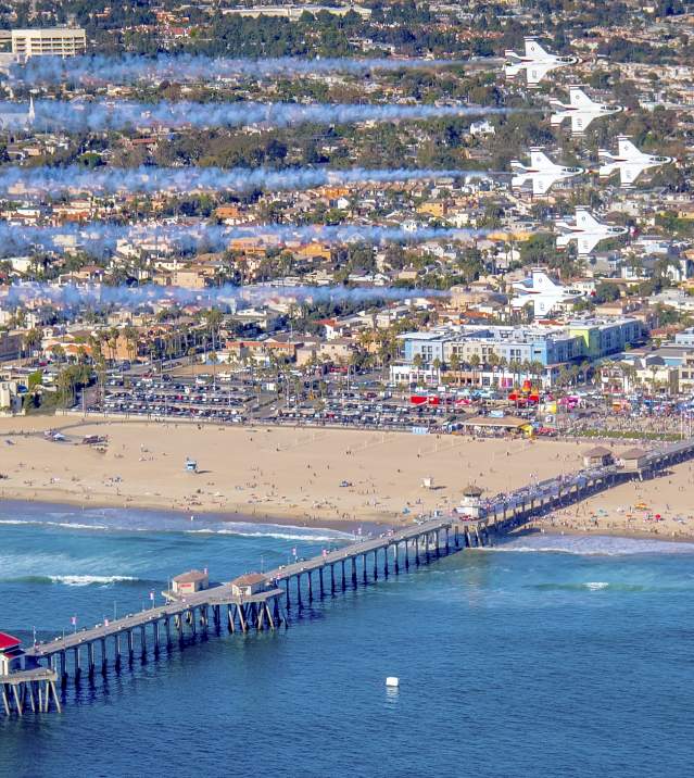 The Great Pacific Airshow in Huntington Beach