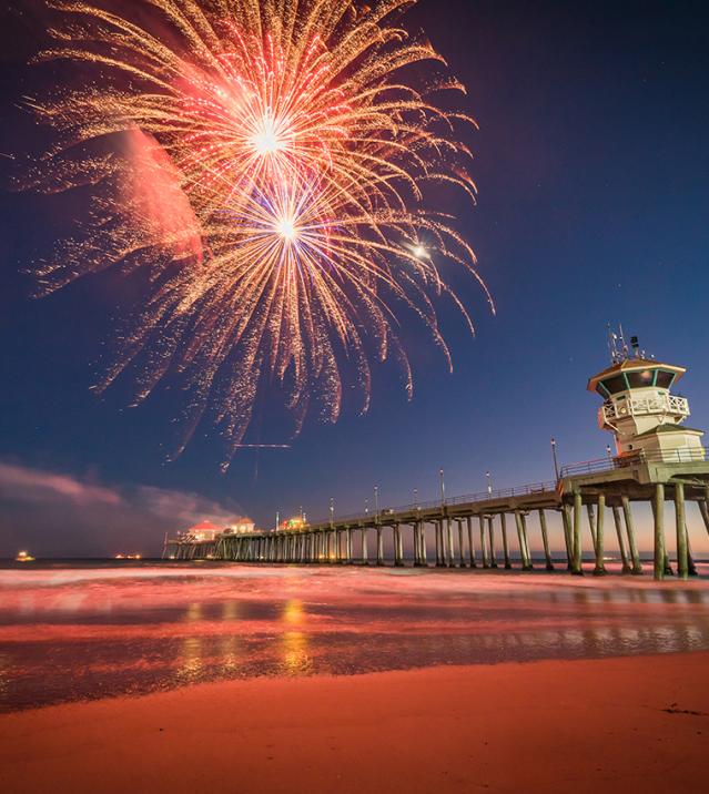 Fourth of July Celebration in Huntington Beach
