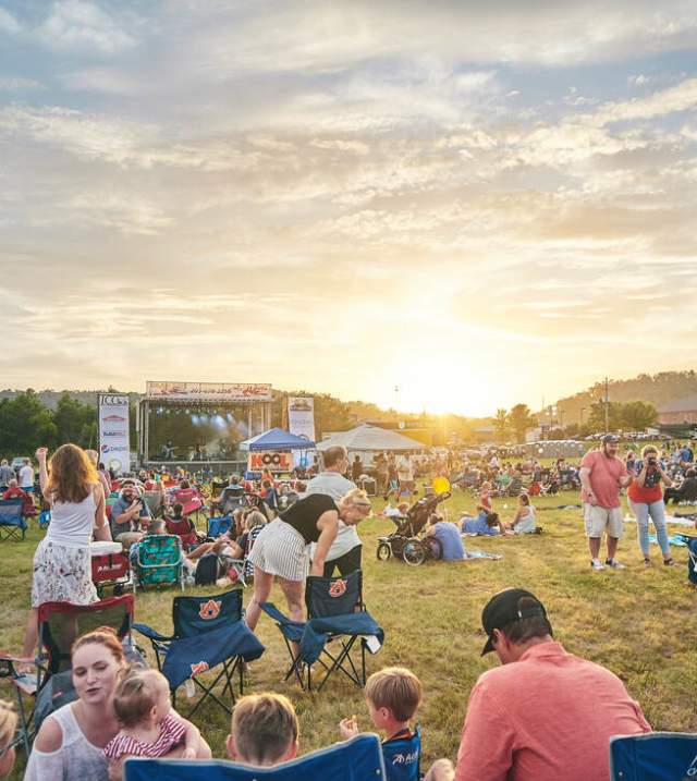 Concert goers enjoy live music at ChelseaFest and the Big Kaboom.