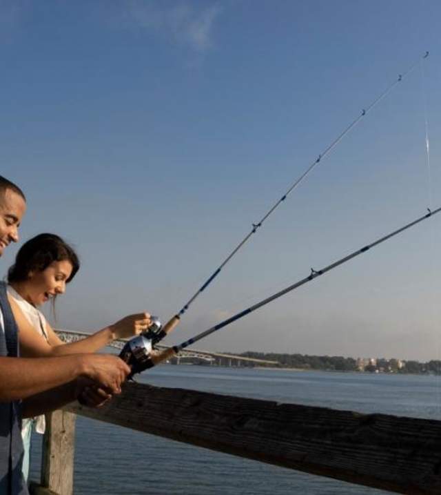 Fishing on the Pier