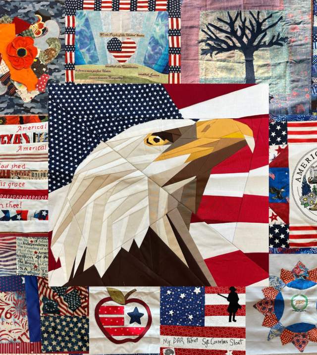 Quilt squares for the Great American Birthday Quilt.