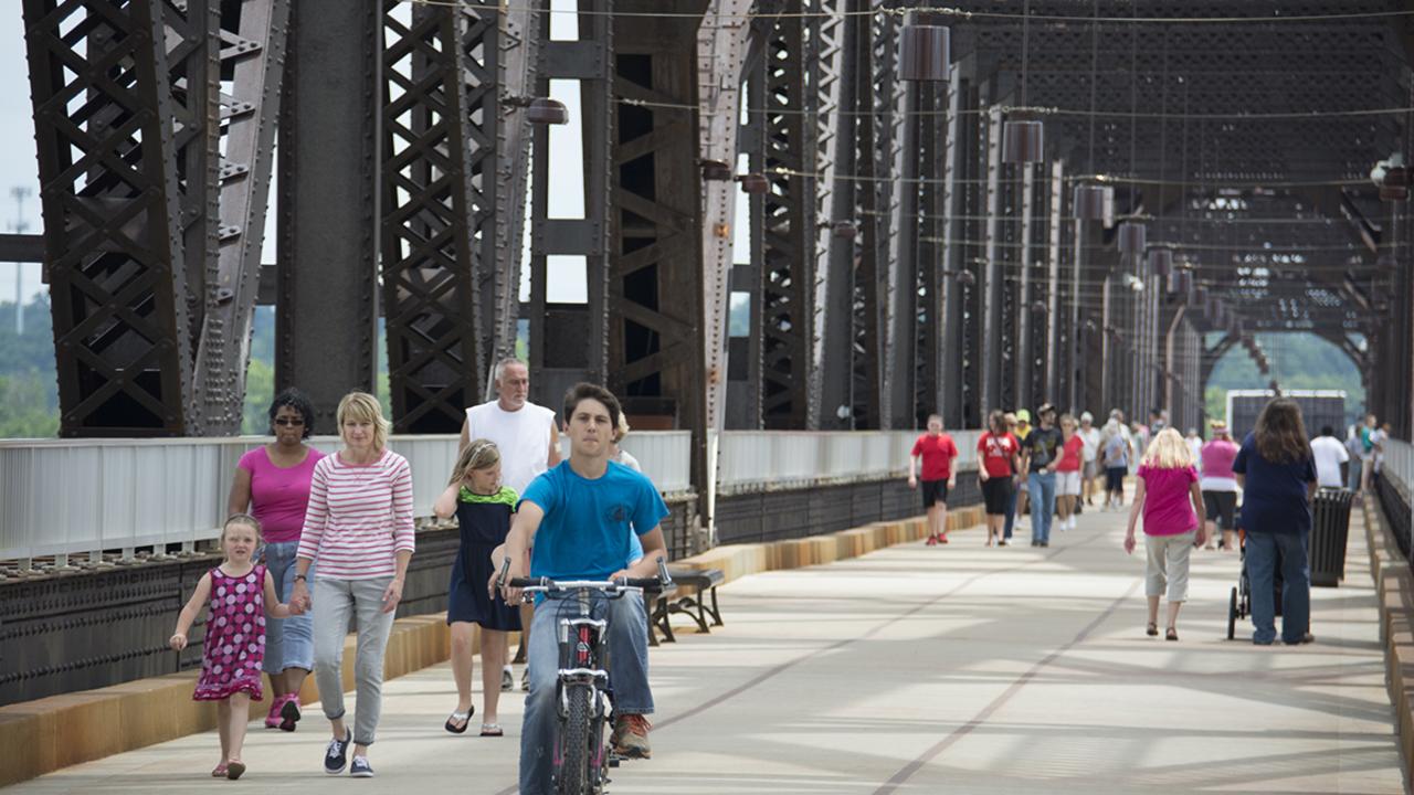 Big Four Bridge bike