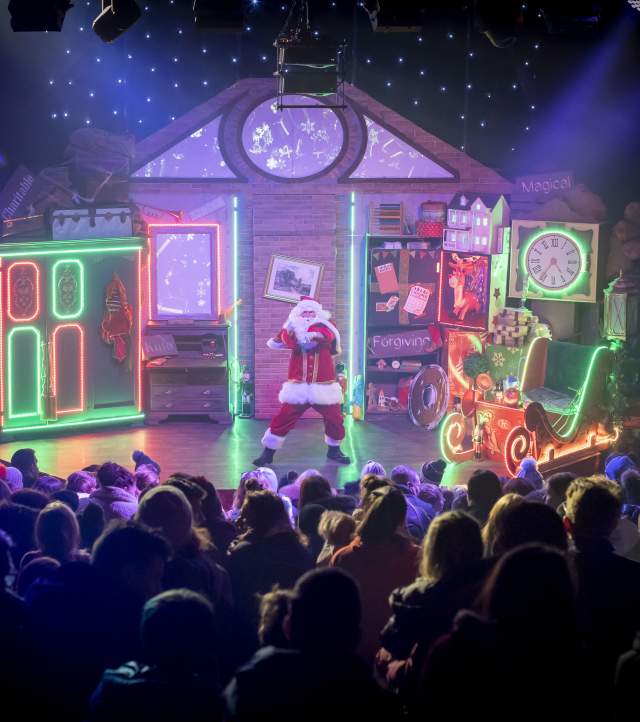 Santa's live show at Santa's Winter Wonderland