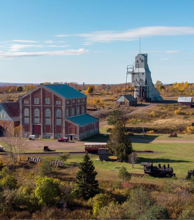 Aerial of Quincy Mine Property