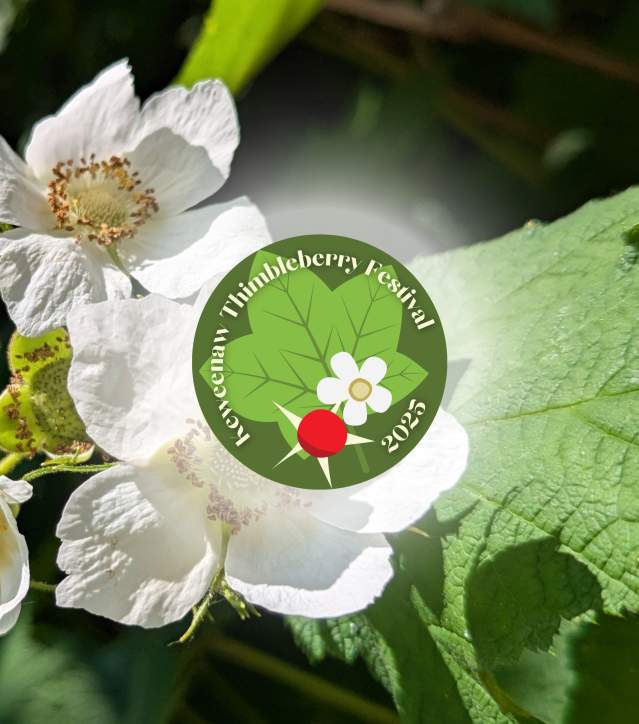 Keweenaw Thimbleberry Festival Logo