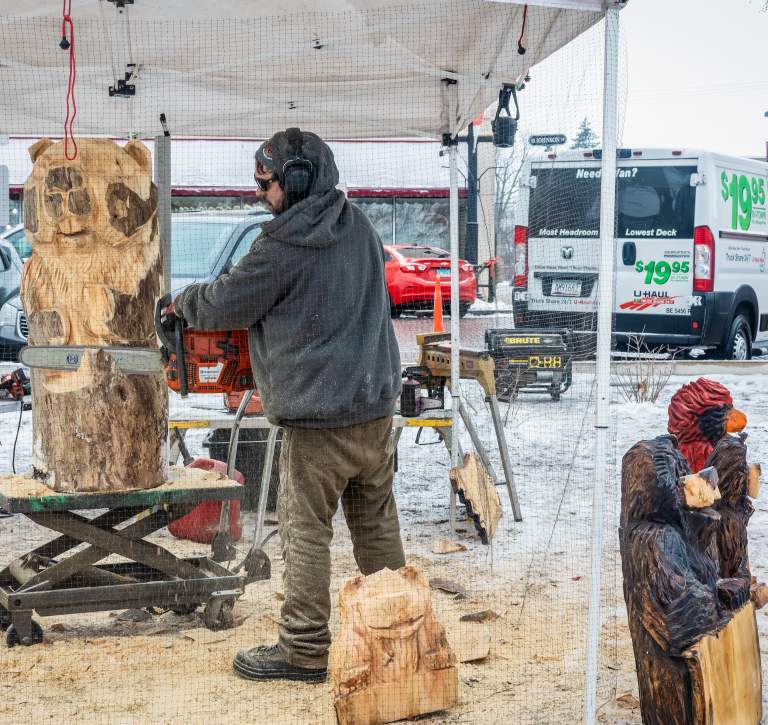 Groundhog Wood Carving Demonstration