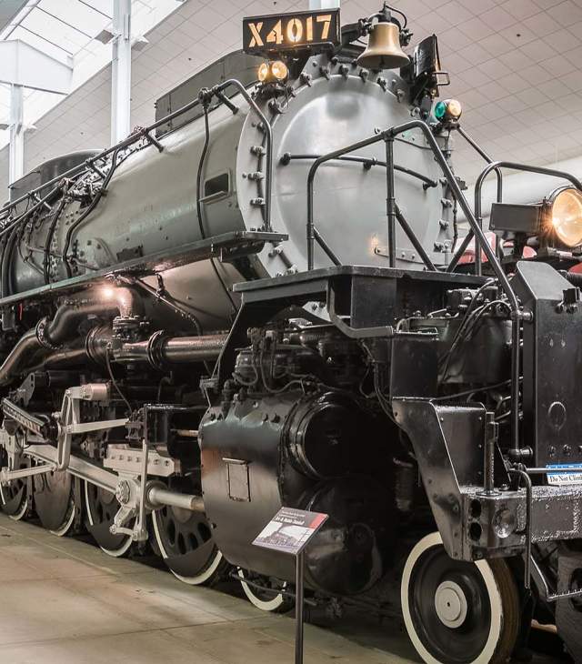 Train at the National Railroad Museum