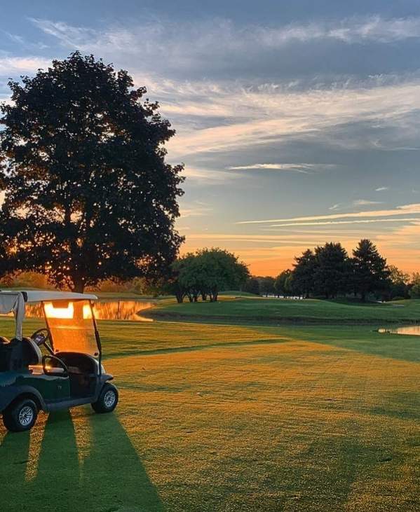 Sunset at eagle crest golf club