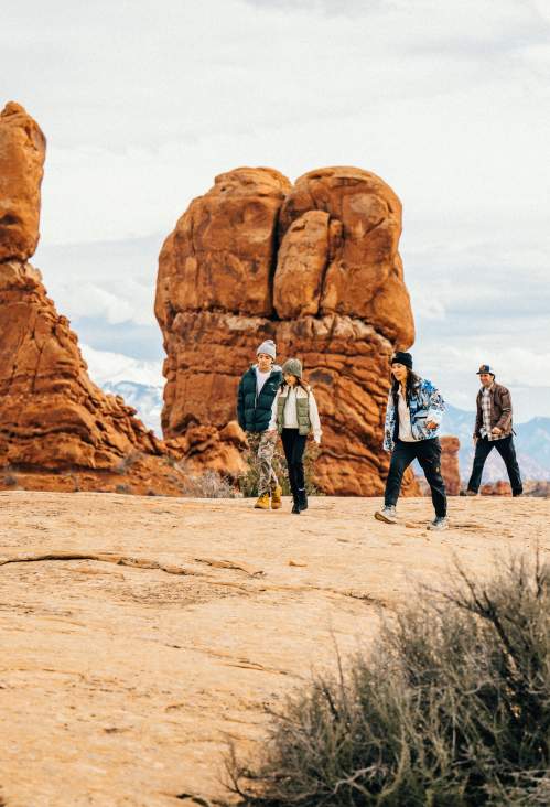 Hiking Balanced Rock