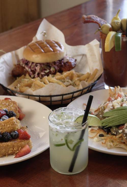 A picture of food and drinks at Cactus Jacks