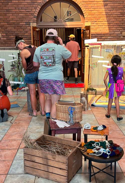 A hands-on community workshop hosted in the South Gallery of the Moab Museum in downtown Moab, Utah.