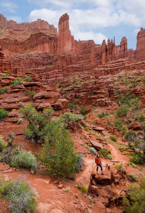 Red rock trail
