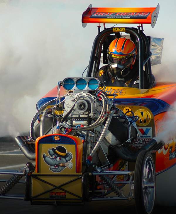 Hot Rod burnout at Beech Bend Raceway