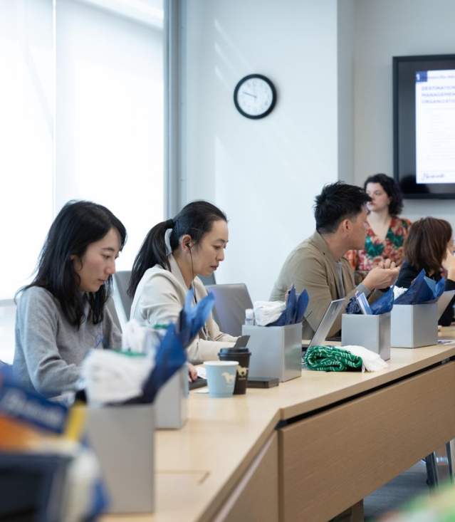 Japanese Guests at Meeting