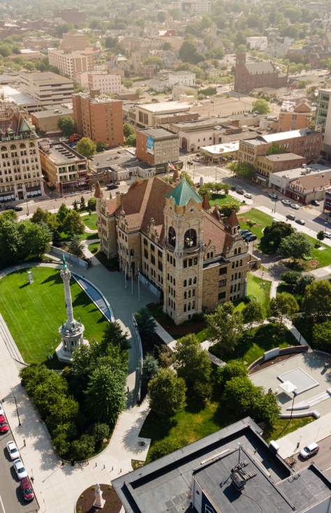 Courthouse Square in Scranton, PA