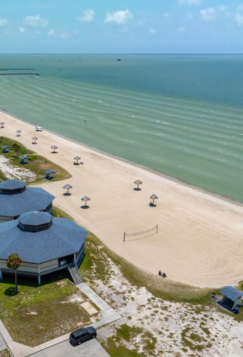 Rockport Beach Aerial