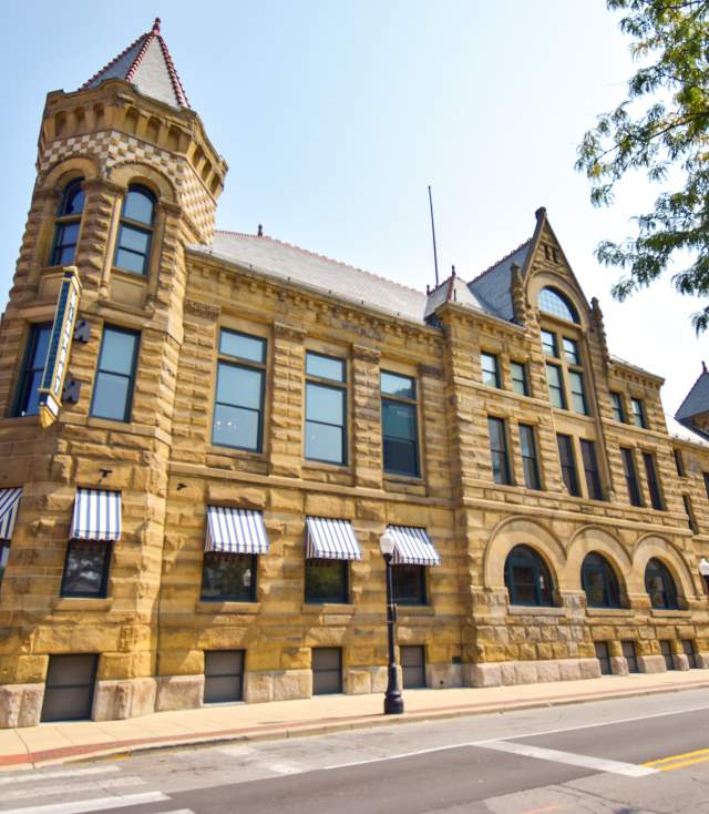 exterior of the history center building in fort wayne