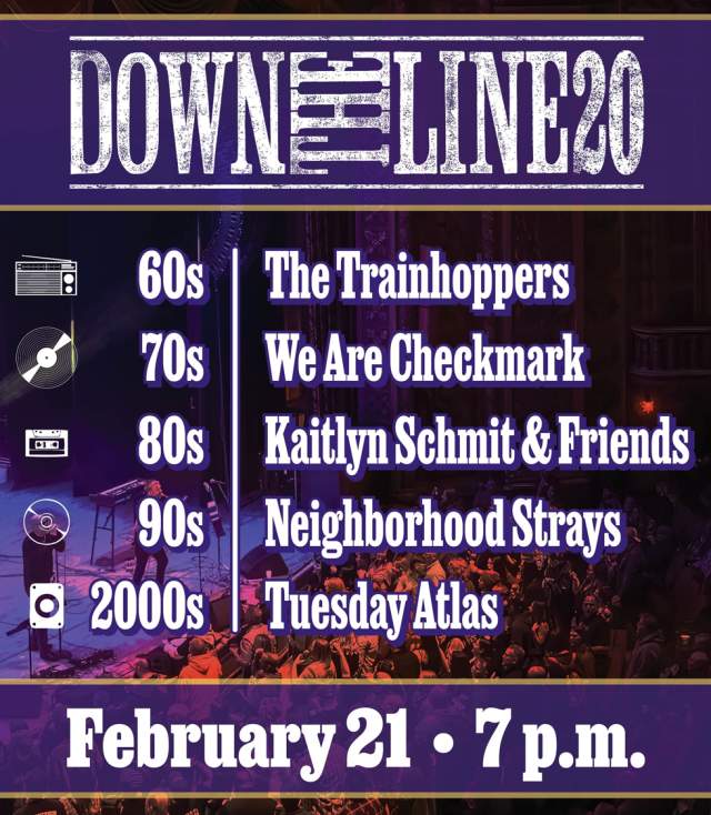 Down The Line at the Embassy Theatre celebrates 20 years of legendary locals supporting the mission of the theatre. Enter to win tickets as part of this Visit Fort Wayne Getaway Contest.