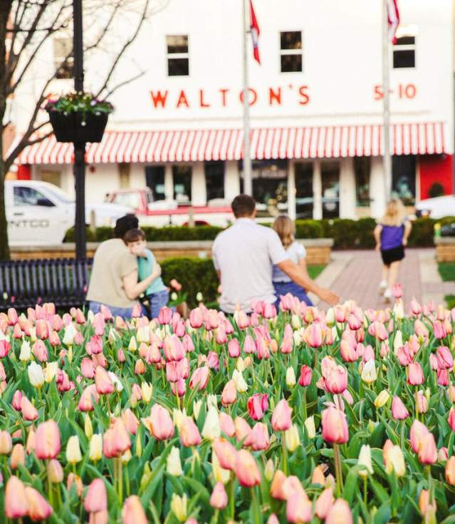 Spring in the Downtown Square