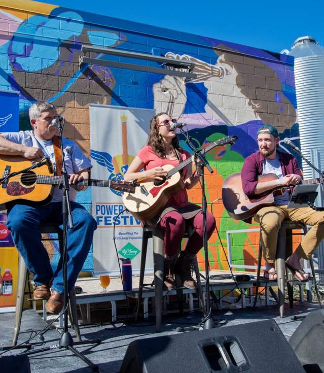 Outdoor music festival at Bike Rack Brewing Co.