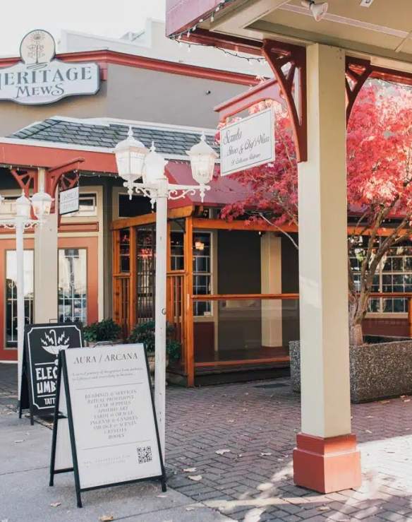 downtown shop fronts