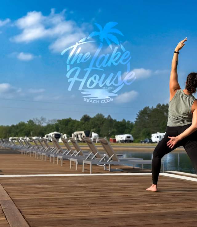 Stretch N Sip: The Lake House Beach Club