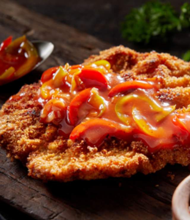 Italian Agrodolce Sauce + Pork Schnitzel Cooking Class