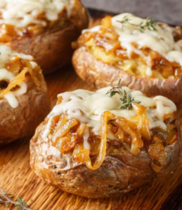 Spud of the Month: French Onion Baked Potatoes