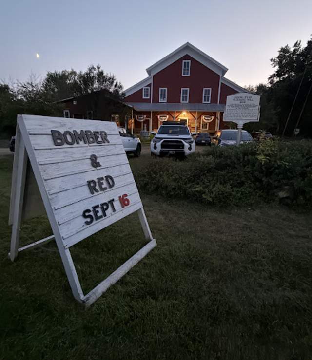 Bomber & Red at the Rising Star Mill