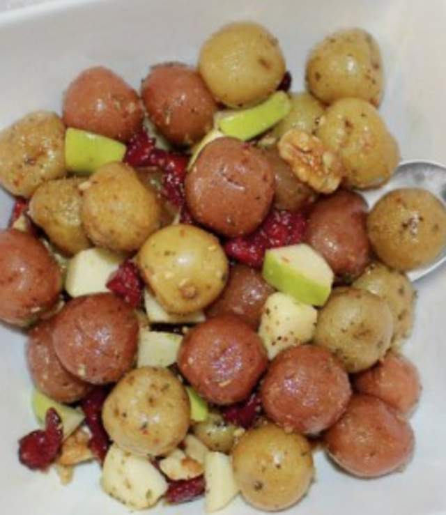 Spud of the Month: Warm Winter Potato Salad with Cranberries