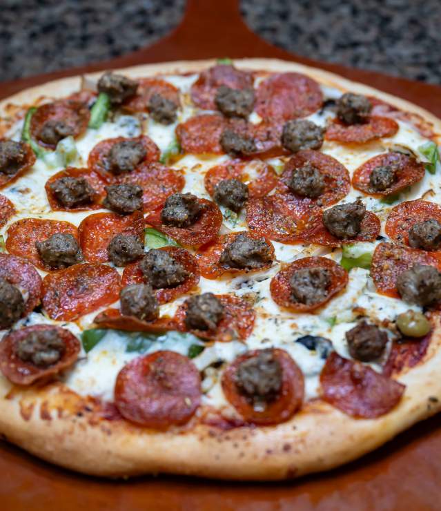 Pizza at Green Mill